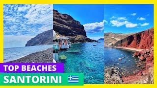 Discover the Best Beaches in Santorini: Top 3 Must-Visit Beaches on the Island| visual tour |4K