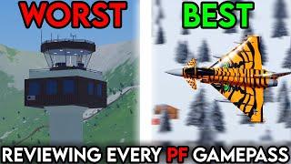 Reviewing EVERY GAMEPASS in Project Flight! (Roblox)