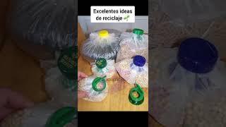 Ideas de reciclaje ️🫰 #reciclaje #reciclar #ambiente #helpambiente #comparteysuscribete