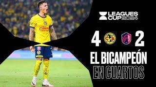 AMÉRICA 4-2 ST. LOUIS | REMONTAN las ÁGUILAS y VUELAN a CUARTOS