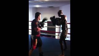 Mohammed Al Azzawi hard training for the world title in kic