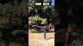 Side kick tutorial . #karate #taekwondo #martialarts #kickboxing #judo #mma #shortsvideo #motivation