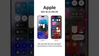 Apple iOS 18 vs iOS 26