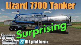 Lizard 7700 Tanker / FS22 mod for all platforms