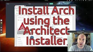 Install Arch using the Architect Installer