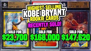 TOP 15 Kobe Bryant Rookie Basketball Cards Recently Sold for BIG Money  #basketballcards