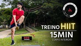 Treino para PERDER PESO RÁPIDO | HIIT | 500 calorias | INICIANTES | 15 minutos