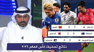 نتائج تصفيات كأس العالم في قارة أسيا 2026