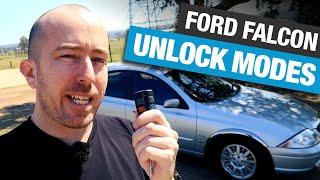 Unlocking Your Falcon's Hidden Locking Mode! Ford AU2/3, BA, BF, FG & FGX Driver's Door Only Unlock