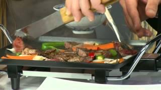 Rosenstein & Söhne Elektro-Grill Teppan-Yaki-Style antihaftbeschichtet