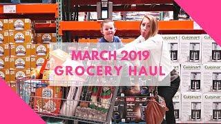 March 2019 Monthly Grocery Haul on a Budget