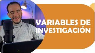 Introducción a las variables de la investigación - Aprender a investigar