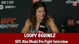 Loopy Godinez on Mackenizie Dern “Excited to get in there & mix everything up” | UFC Abu Dhabi