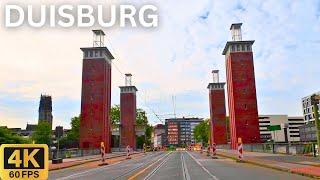 Fahrtour 4K: Duisburg Deutschland 2024  | Städtereise