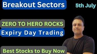 Zero to Hero Trading  !! Best Stocks to Buy Now !! Trader Vishal Sharma - Stock Market -04-07-23