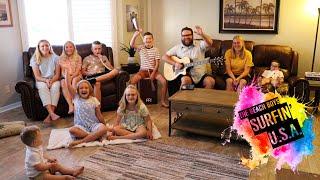 Colt Clark and the Quarantine Kids + COUSINS play Surfin' U.S.A.