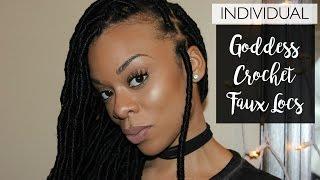 Individual Goddess Crochet Faux Locs | NO CORNROWS + TENSION FREE!!