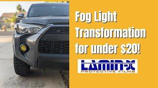 CHEAP Fog Light TRANSFORMATION! - Lamin-X