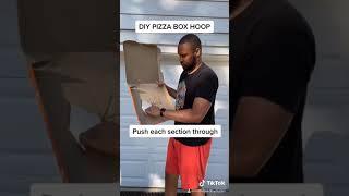 DIY Pizza Box Hoop | Motivated By Mylan | TikTok