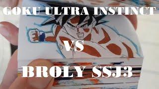 Dbs movie 2018 Broly vs Goku flipbook animation (original video)