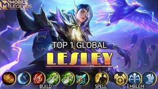 20 Kill !!! Lesley One Shot Build !! Lesley Best Build ! Gameplay Top 1 Global Lesley By Delzx