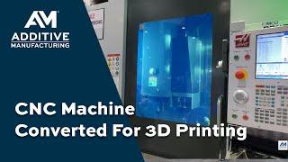 Haas Machining Center Becomes Hybrid With Metal 3D Printing Head