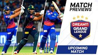 Dream11 Grand League Predictions: Detailed Previews for the Next Big Matches!