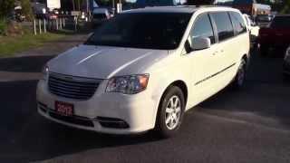 Used White 2012 Chrysler Town & Country Touring Power Lift Gate! Power Sunroof!