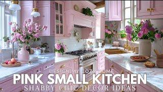 NEW -  100+ Pink Shabby Chic Small Kitchen Decorating Ideas 