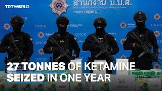 27.4 tonnes of ketamine were seized last year in Golden Triangle