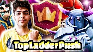 Top Ladder with Best Pekka Deck Against Hard Matchups Top 100 in Clash Royale! 