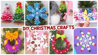 20 DIY CHRISTMAS CRAFTS  Snowflakes, Tree Ornaments, Christmas Gnome and more crafts...