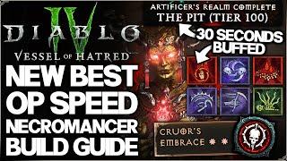 Diablo 4 - New Best INSANE DPS SPEED FARM Necromancer Build Found - OP  Season 7 Blood Surge Guide!