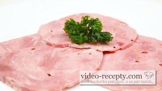 Homemade pork ham without emulsifier - video recipe