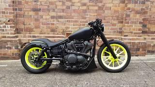 "Neo Avant Garde" Smoked Custom Yamaha Bolt Bobber