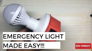 How to make Emergency bulb using TP5100 | rechargeable bulb | emergency light