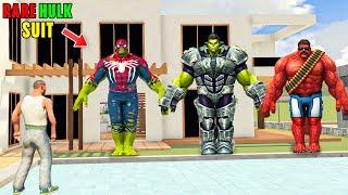 Stealing Every RARE HULK SUIT in INDIAN BIKE DRIVING 3D