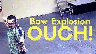 TRAGIC Bow Failure Video - Archery Range Security Camera Footage