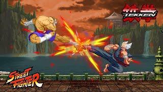 Sagat vs Heihachi Mishima l Street Fighter X Tekken l Namco X Capcom