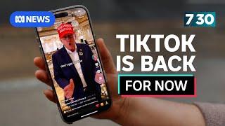 America's TikTok ban has been delayed but the future of the app is still unknown | 7.30