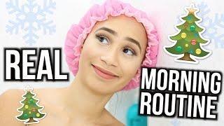 My Realistic Morning Routine - WINTER BREAK! | MyLifeAsEva