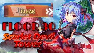 [Touhou Lost Word] Scarlet Devil Tower Floor 30