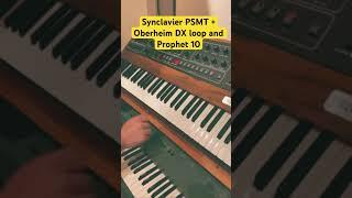 Synclavier PSMT sampling Oberheim DX with Synclav FM and Prophet 10 #newbeat #synclavier #oberheim