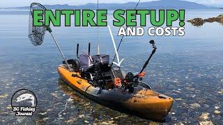 Old Town PDL 120 FULL  KAYAK SETUP with COSTS 