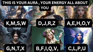 COLOR OF YOUR AURA , YOUR ENERGY ALL ABOUT YOU CHOOSE FIRST LETTER OF YOUR NAME ‍