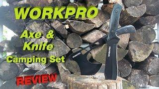 WORKPRO TOOLS Axe And Knife Camping Set Review