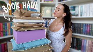 HUGE BOOK UNBOXING!  special editions, pre-orders + publisher mail! *book haul*