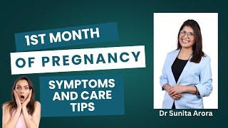 first month of pregnancy: Symptoms, When to Take a Test, and Care Tips #pregnancy  #drsunitaarora