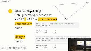 collapsibility example in epidemiological setting