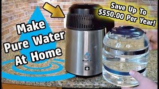 Complete Guide To At Home Water Distillation Using A Countertop Water Distiller (Pure H2O)